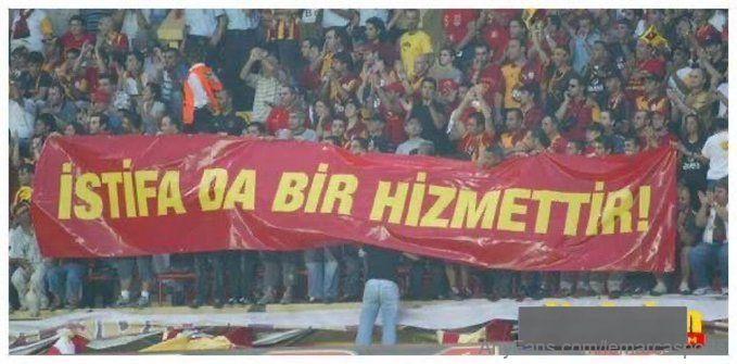 Galatasaraylı taraftarlar Şamp