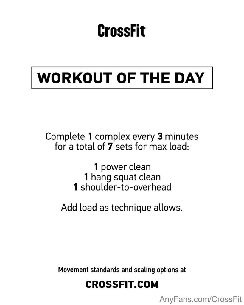 Workout of the Day Friday 2408